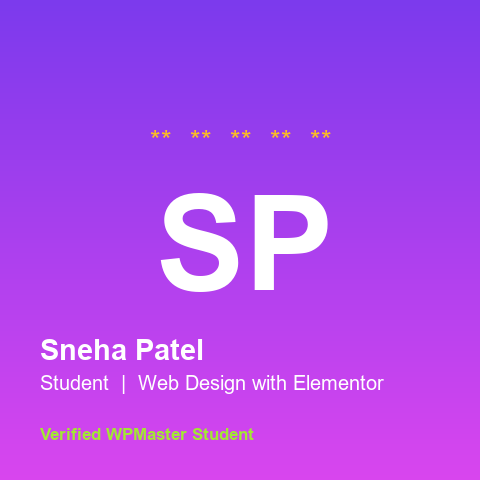 Sneha Patel